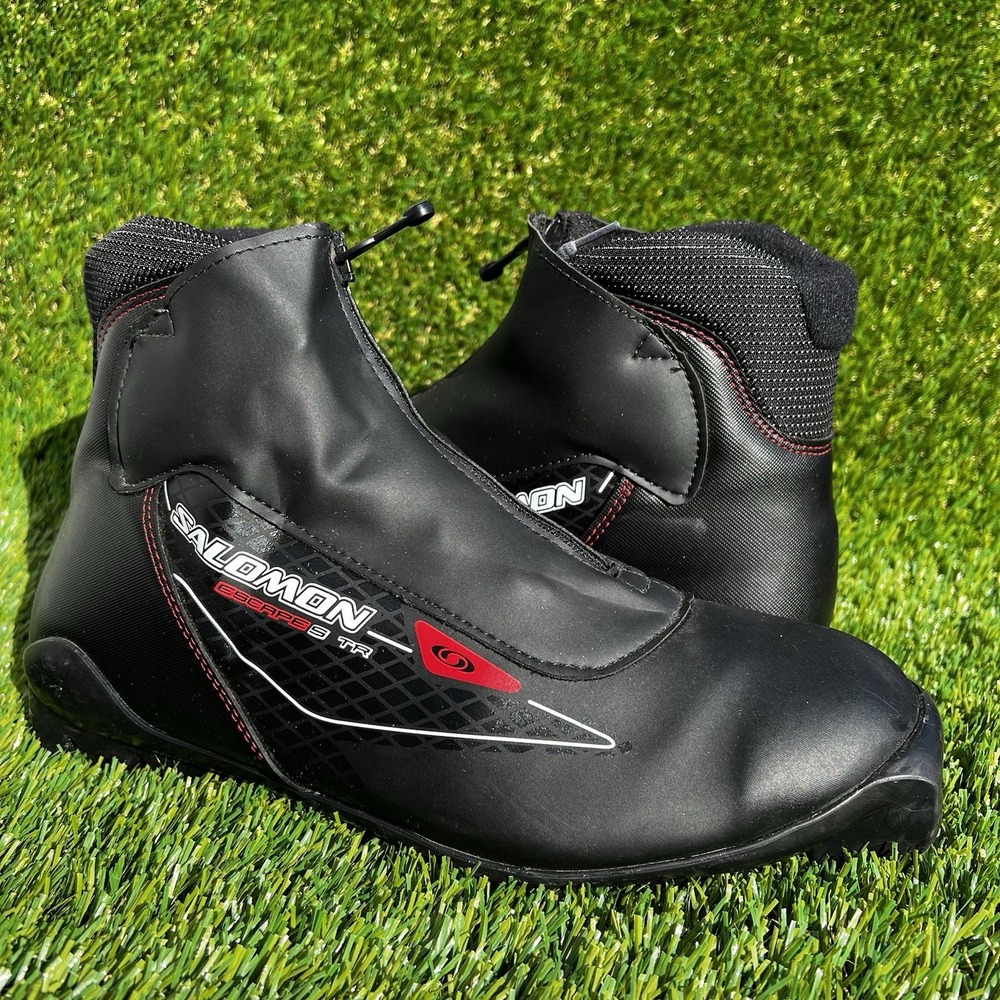 Salomon Boots Men Size 10 Escape 4 Nordic Cross Country Ski Black